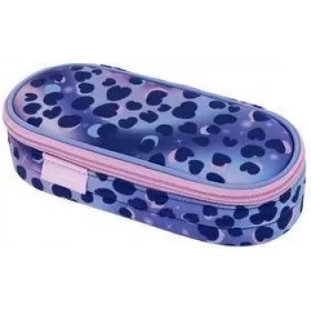 HERLITZ Wild Cat pennfodral, polyester, stort huvudfack med innerlock, dragkedja, flerfärgad 400205923