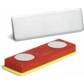 DURABLE självhäftande magnet-set, 10 st, 20 x 20 mm, flexibla magnetrutor 891700