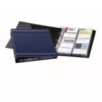 DURABLE VISIFIX 400 visitkortsringpärm A4, 400 kort, svart 238858
