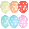 PAPSTAR Dots färgglada latexballonger, 29 cm, 100 st 84525
