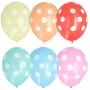 PAPSTAR Dots färgglada latexballonger, 29 cm, 100 st 84525