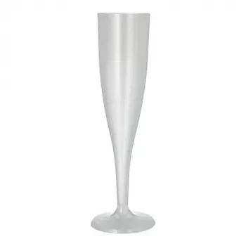 PAPSTAR flergångs sektglas PP, 0,1 L, genomskinligt, 10-pack, 48 mm diameter, 201 mm höjd (89729)
