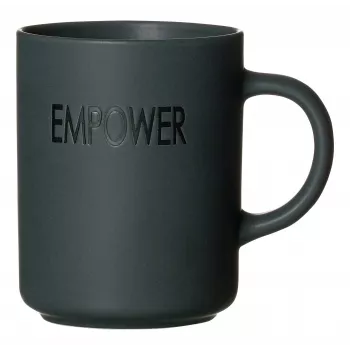 Ritzenhoff & Breker EMPOWER grå porslinskaffekoppar, 390 ml, 4-set 425758