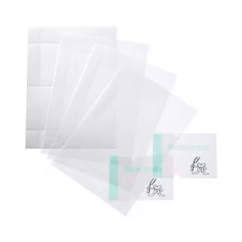 DURABLE CRYSTAL SIGN reservfolier, 148 x 148 mm, transparent, 10 blad (483219)