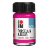 Marabu porslins- & glasfärg, glänsande, hallon, 15 ml 11150039131
