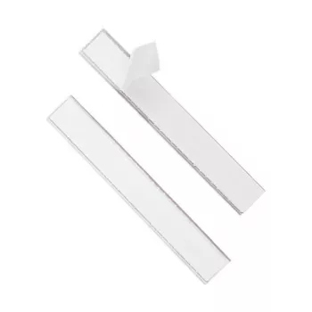 DURABLE LABELFIX® självhäftande etiketthållare 200x20 mm, transparent, 10 st 802019