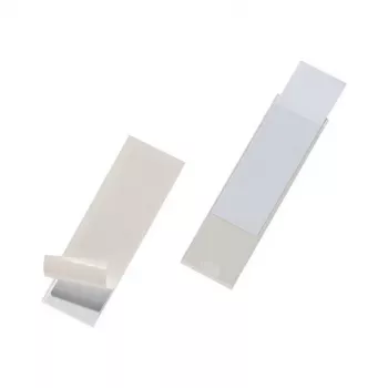 DURABLE POCKETFIX självhäftande ficka 100x30 mm, transparent, 10/pack 807319