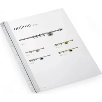 DURABLE A4 3 mm klämlister med hålremsa, 50-pack 290219