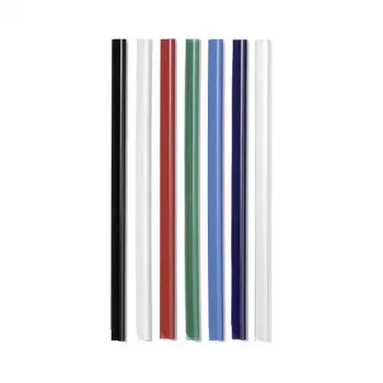 DURABLE klämlister A4 6 mm, 50-pack, svart 293101