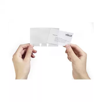DURABLE VISIFIX FLIP/DESK/CUBO förlängningsset, 40 ID-hållarinsatser och kombinationsclips, 90 x 54 mm 241819
