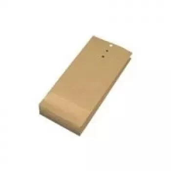 MAILmedia 40117-7 provbottenvikpåse, 2x vikt, 3-faldigt hålslagen (50 mm bottenveck), naturbrun, 120 g/m²