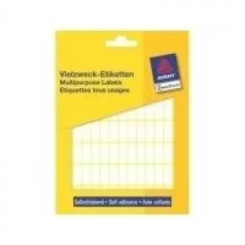 Avery Zweckform flerändamålsetiketter vita 8 x 20 mm 2184 etiketter