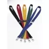 DURABLE textilnyckelband 20 med karabinhake, röd, 10 st (813703)
