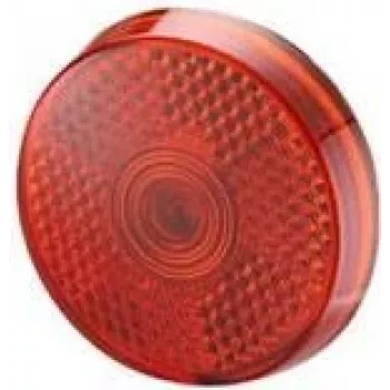 FISCHER cykel-LED-blinkersäkerhetslampa med klipsfäste för kläder, väskor och ryggsäckar, svart (85467)