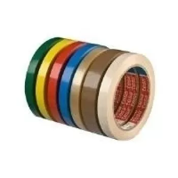 tesa 4204 PVC-förpackningstejp, 19 mm x 66 m, transparent, naturgummikläber, 8 rullar 04204-00010-00