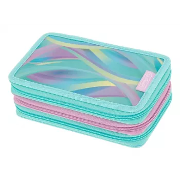 Herlitz TriCase Minty Love pennfodral, 31 delar, polyester, tre fack, 3 dragkedjor 400205914