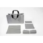SIGEL BAB01 Desk Sharing Bag Basic L, ljusgrå, 5-pack