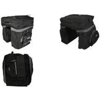 FISCHER cykelväska svart 17L 86245:FISCHER