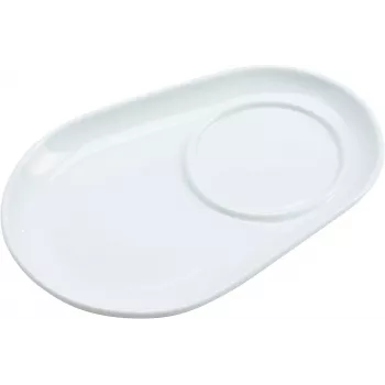 Ritzenhoff & Breker BIANCO ovala porslinsunderlägg, 125 x 180 x 20 mm, vit, 6 st 425895