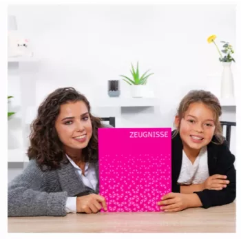 HERMA certifikat-ringpärm A4 rosa kartong 2 O-ringar 25 mm rygg 35 mm 20173