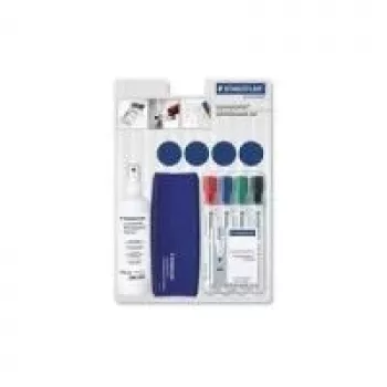 STAEDTLER Lumocolor 613 S 10-delars pennset, 4 permanenta & 6 icke-permanenta pennor, olika färger