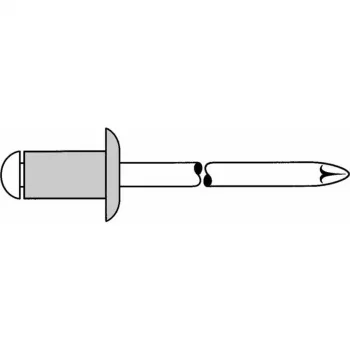 GESIPA blindnit domhuvud 3 x 7 mm aluminium/stål 500 st (6300146)