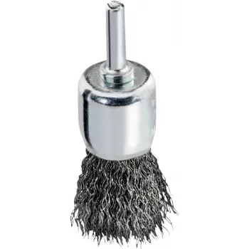 Metabo koppborste 25x0,3 mm / 6 mm skaft, korrugerad ståltråd, 20 000 v/min 630554000
