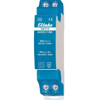 Eltako SNT15-24VDC/15W DIN-skena nätaggregat 24V DC 15W 0,625A 20000168