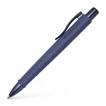 FABER-CASTELL POLY BALL URBAN kulspetspenna, Future Dusk, blått bläck, 0,6 mm XB, halksäker greppyta, 1 st 241111