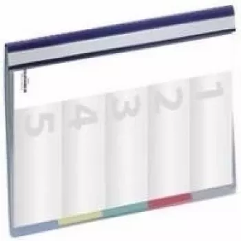 DURABLE DIVISOFLEX A4 organisationsmapp, 5 fack, blå 255706
