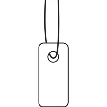 HERMA 6931 uppträdda märkhängen, vit, 7 x 15 mm, 1000 hängen