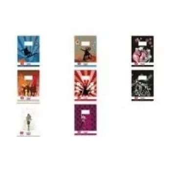 Herlitz X-Book skrivhäfte A4, rutigt med 2 marginal, 16 blad, 80 g/m², träfritt, FSC-certifierat 3322807
