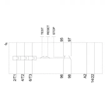 SIEMENS SIRIUS 3RU21 termiskt överlastskydd 1,8-2,5A S00 skruvklämmor 3RU21161CB0