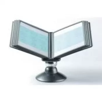 DURABLE SHERPA motion TABLE 10 referensdisplay-system, 10 A4-paneler, svart 558737
