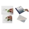 DURABLE POCKETFIX självhäftande ficka 90x57mm, tumurtag, transparent, 100-pack 837919