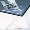 DURABLE CORNERFIX® självhäftande triangelformade fickor 75x75 mm, transparent, 100 st 828119