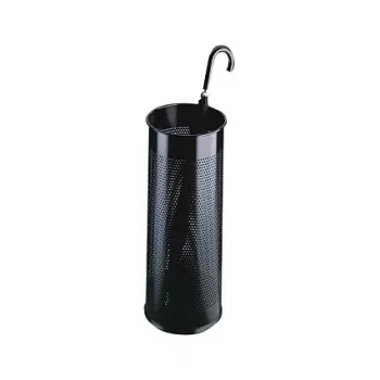 Durable rund metallparasollfot, 28,5 L, svart (335001)