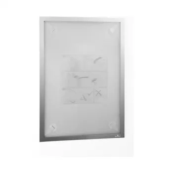 DURABLE DURAFRAME® WALLPAPER A3 silver självhäftande informationsram 484423