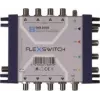 WISI FLEXSWITCH DXR0508 multiswitch 5 in 8 mottagarströmförsörjd passiv kaskadkopplingsbar