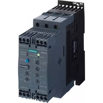 SIEMENS SIRIUS 3RW4038-1 mjukstartare, 37 kW, 72 A, 200-460 V AC, 24 V AC/DC styrning, skruvklämmor 3RW40381BB04
