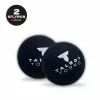 TALBOT torro squashboll, svart/röd, medium, 2-pack blister med röd prick 251105