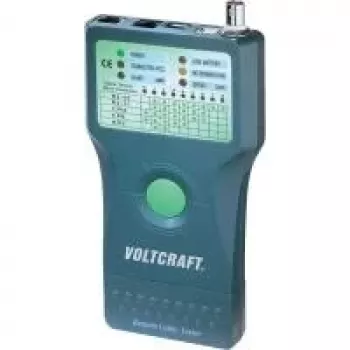 Voltcraft CT-5 multikabeltestare för RJ-45, BNC, RJ-11, IEEE 1394, USB