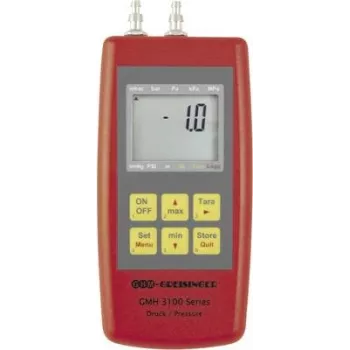 Greisinger GMH3161-002 differenstryckmätare för luft och gaser, -0,005 till +0,005 bar 604215