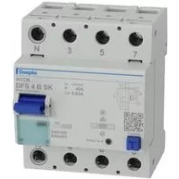 Doepke DFS4 100-4/0.30-B SK jordfelsbrytare (RCCB), 4-polig, 100 A, 300 mA, typ B 09166998