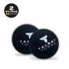 TALBOT torro squashboll, svart/gul, extra långsam, dubbel gul prick - 1 st (251107)
