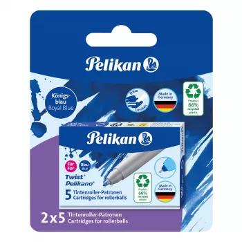 Pelikan kulspetspennepatroner 5-pack blå (824705)