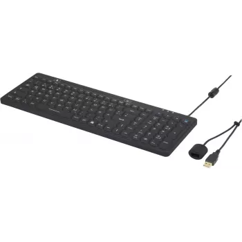 Renkforce IP68 industri-USB-tangentbord svart stänkskyddat dammtätt (iM-IKB106-BK)