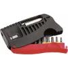 Cimco 114594 10-delat skruvbits-set med Phillips-, Pozidriv-, spår- och Torx-bits