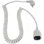 AS SCHWABE Schuko spiralkabel, vit (70426)