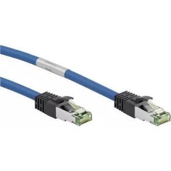 WENTRONIC Goobay CAT 8.1 patchkabel, S/FTP (PiMF), blå, 20 m - LSZH halogenfri, koppar AWG 24 55119